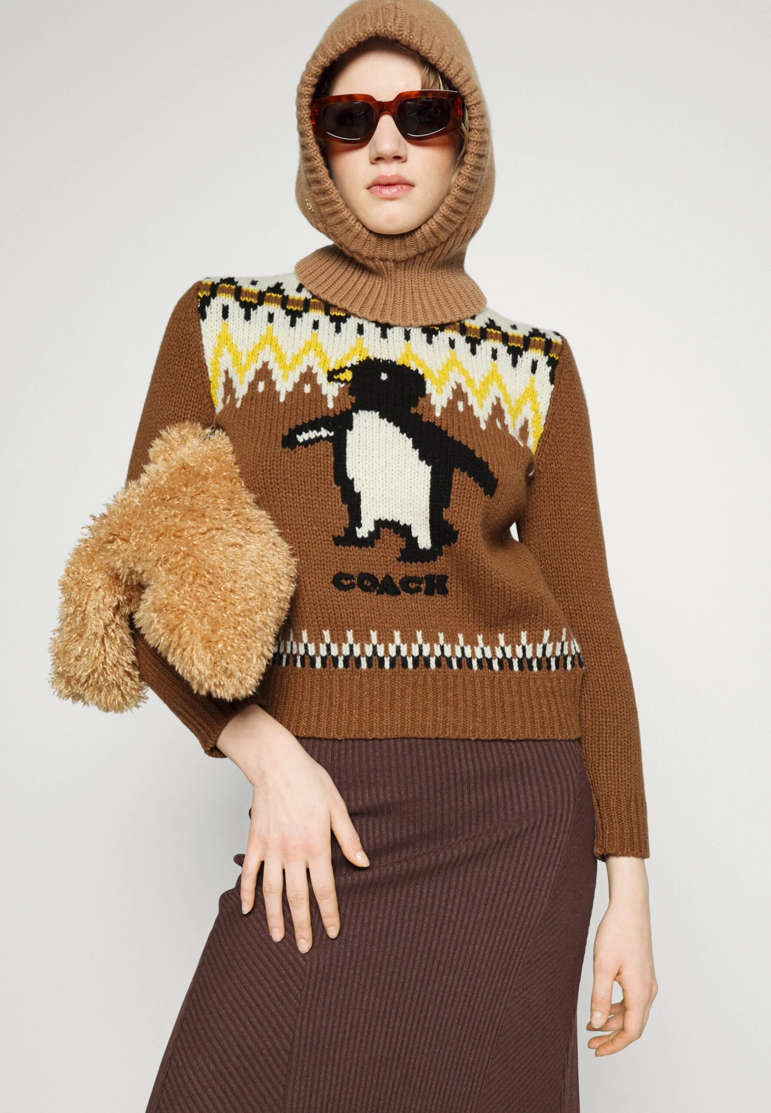 Coach Intarsia Ski Sweater - Pullover - Saddle 6 Coach Intarsia Ski Sweater - Pullover - Saddle â Image 4