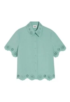 CLAUDIE PIERLOT Caresse - Chemisier - Vert D Eau 12 CLAUDIE PIERLOT Caresse - Chemisier - Vert D Eau -Next Soldes 6e18827ce8094e2aa75f583437548c7e