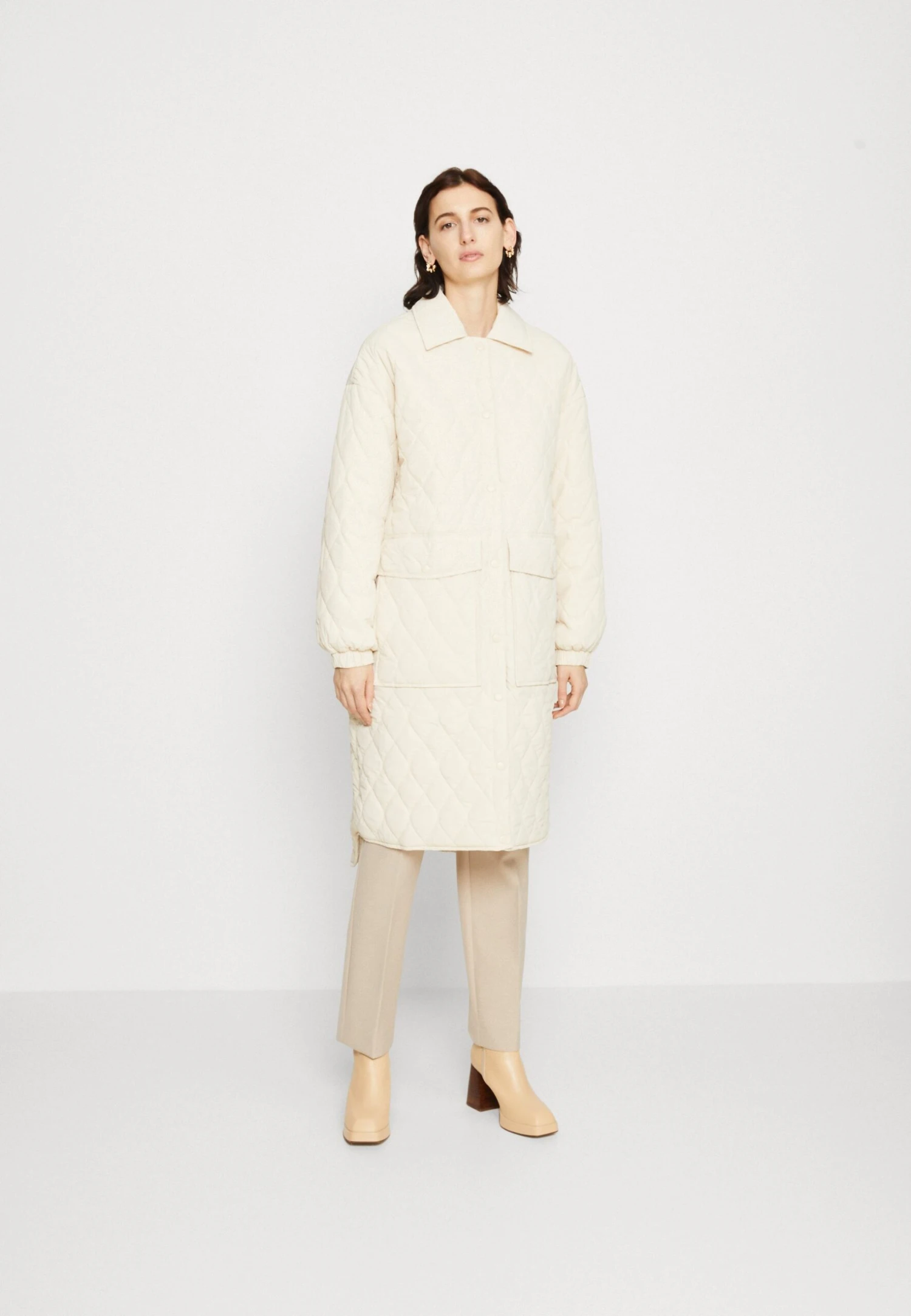 Selected Femme Manteau D'Hiver - Sandshell 3 Selected Femme Manteau D'Hiver - Sandshell