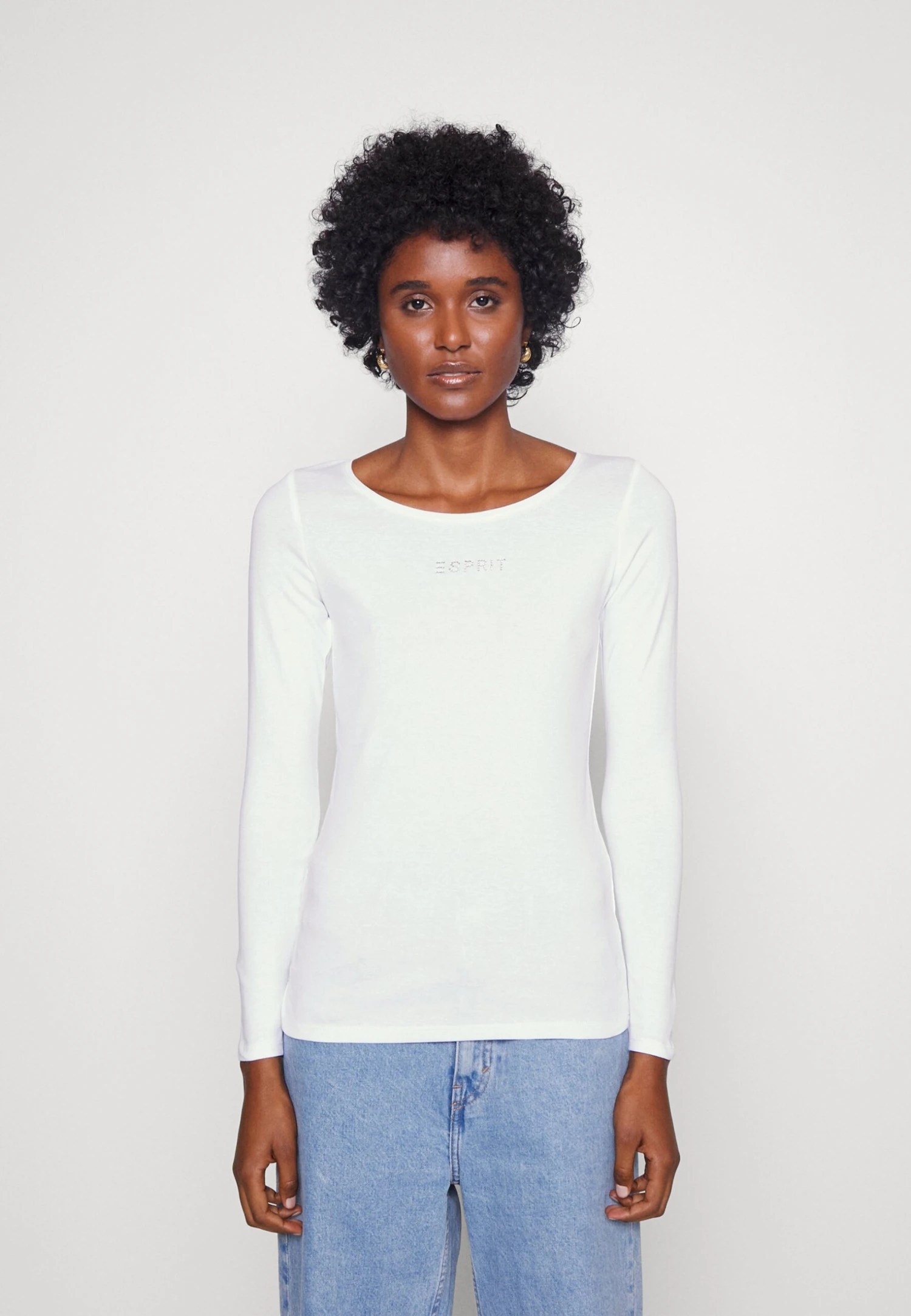 ESPRIT T-Shirt À Manches Longues - White 3 ESPRIT T-Shirt À Manches Longues - White