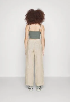 Gina Tricot Denise Trousers - Pantalon Classique - Lt Linen Beige -Next Soldes 6f6cc80b98d647289af943c46c26ae1e