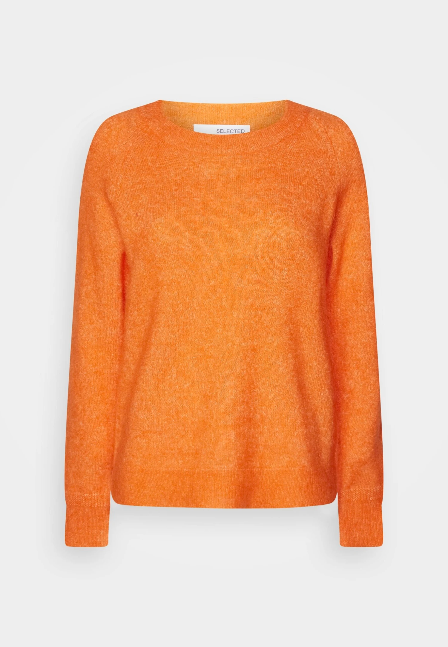Selected Femme Slflulu Ls O-Neck B - Pullover - Orangeade 3 Selected Femme Slflulu Ls O-Neck B - Pullover - Orangeade