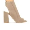Kazar Imani - Suede Booties On A Wide Heel With An Open Toe - Sandales À Talons Hauts - Taupe 2 Kazar Imani - Suede Booties On A Wide Heel With An Open Toe - Sandales À Talons Hauts - Taupe -Next Soldes 70a54215c45e449292d28be5e18eda03