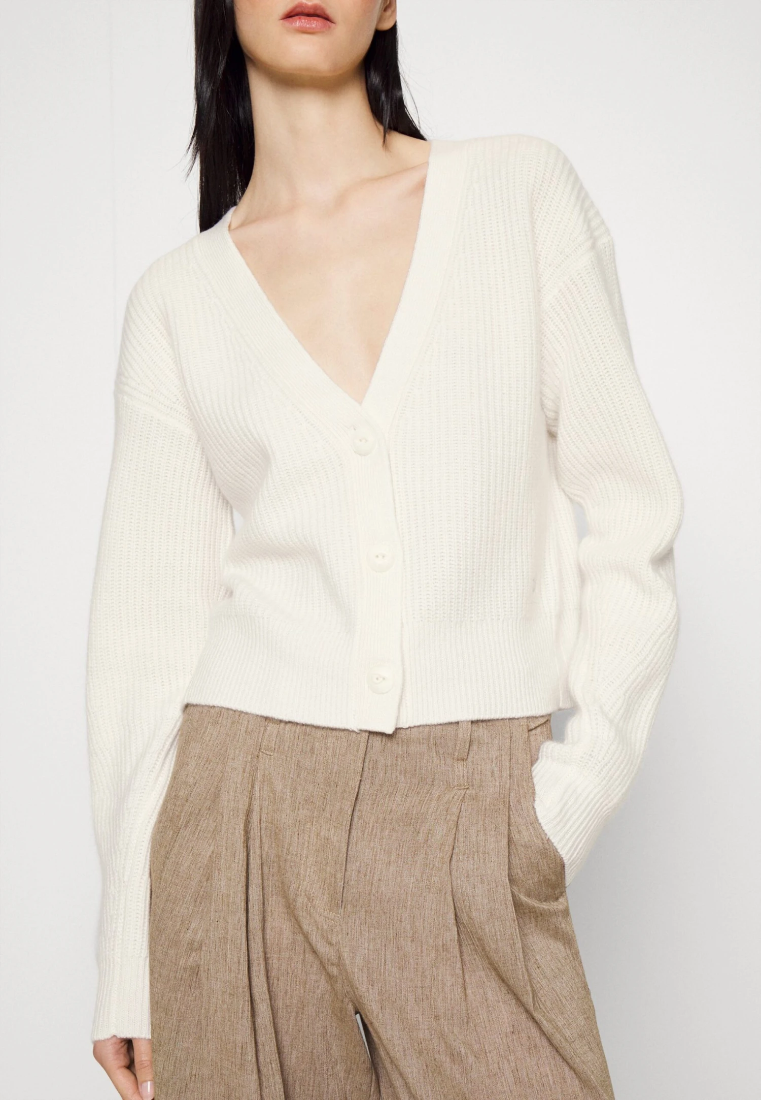 Rag & Bone Cropped Cardigan - Gilet - Ivory 8 Rag & Bone Cropped Cardigan - Gilet - Ivory – Image 6
