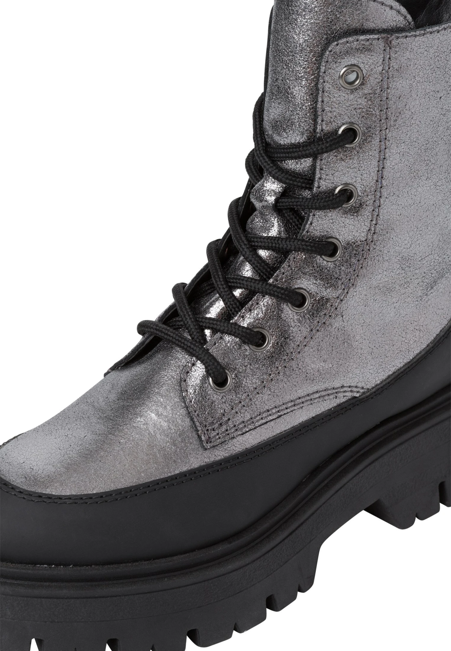 Tamaris Stiefelette - Bottines À Plateau - Silver Met Blk 8 Tamaris Stiefelette - Bottines À Plateau - Silver Met Blk – Image 6