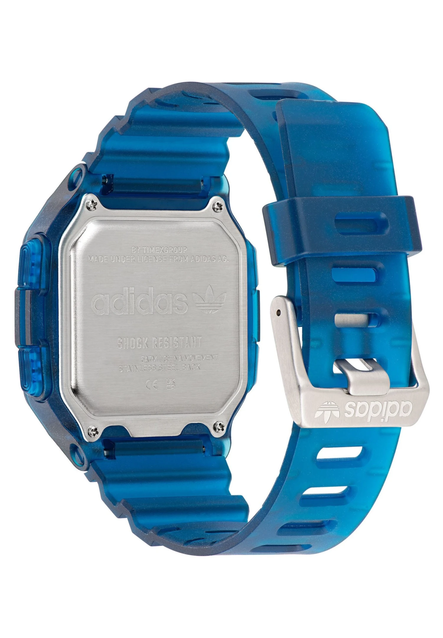 Adidas Originals Digital One Gmt - Montre À Affichage Digital - Blue 4 Adidas Originals Digital One Gmt - Montre À Affichage Digital - Blue – Image 2