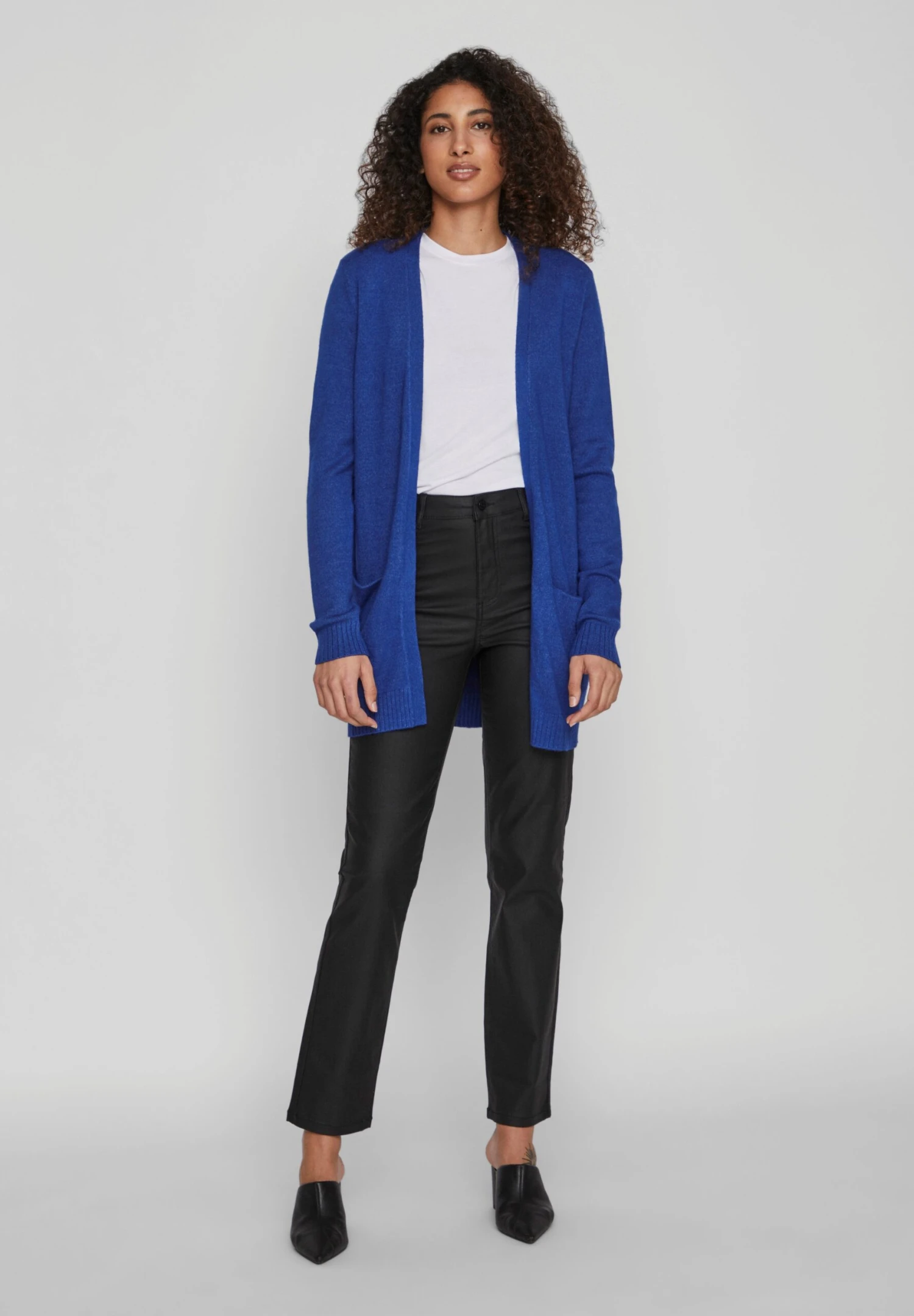 Vila Viril Open Ls - Noos - Gilet - Mazarine Blue 4 Vila Viril Open Ls - Noos - Gilet - Mazarine Blue – Image 2