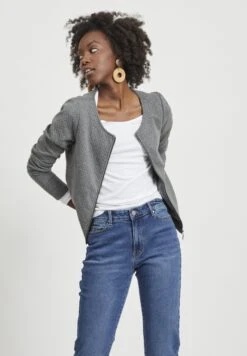 Vila Vinaja New - Veste Légère - Medium Grey Melange