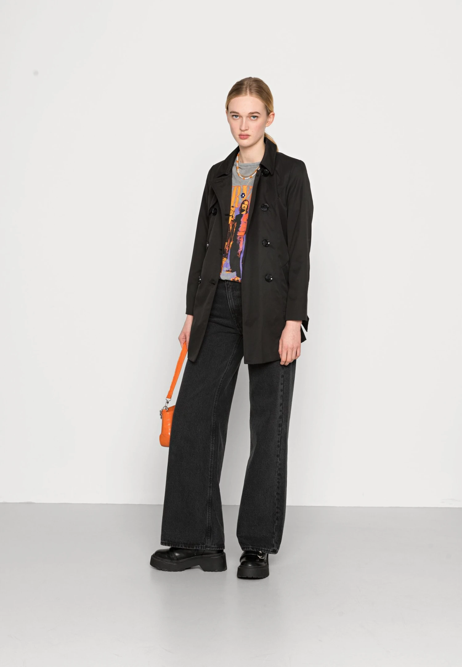 ONLY Onlvalerie - Trench - Black 4 ONLY Onlvalerie - Trench - Black – Image 2