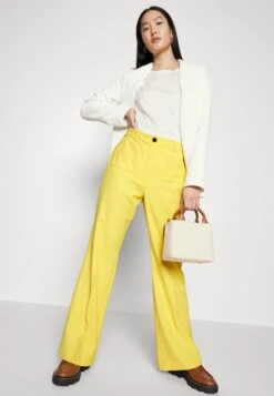 CLAUDIE PIERLOT Cfppa - Pantalon Classique - Jaune -Next Soldes 721d440346b5436eae26c29870678fff