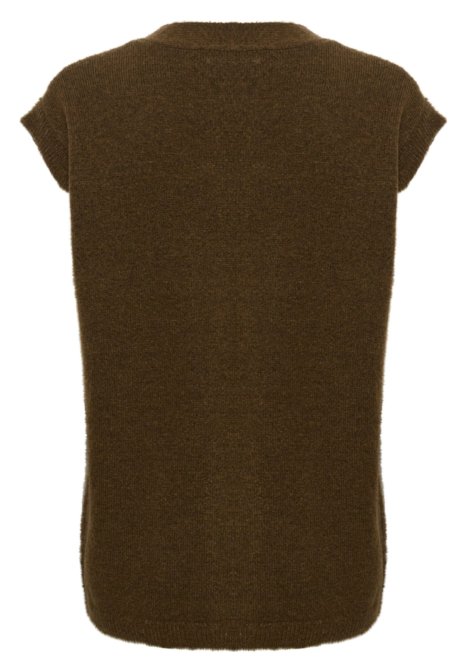 Kaffe Jennie - Gilet - Cocoa Brown Melange 8 Kaffe Jennie - Gilet - Cocoa Brown Melange – Image 6