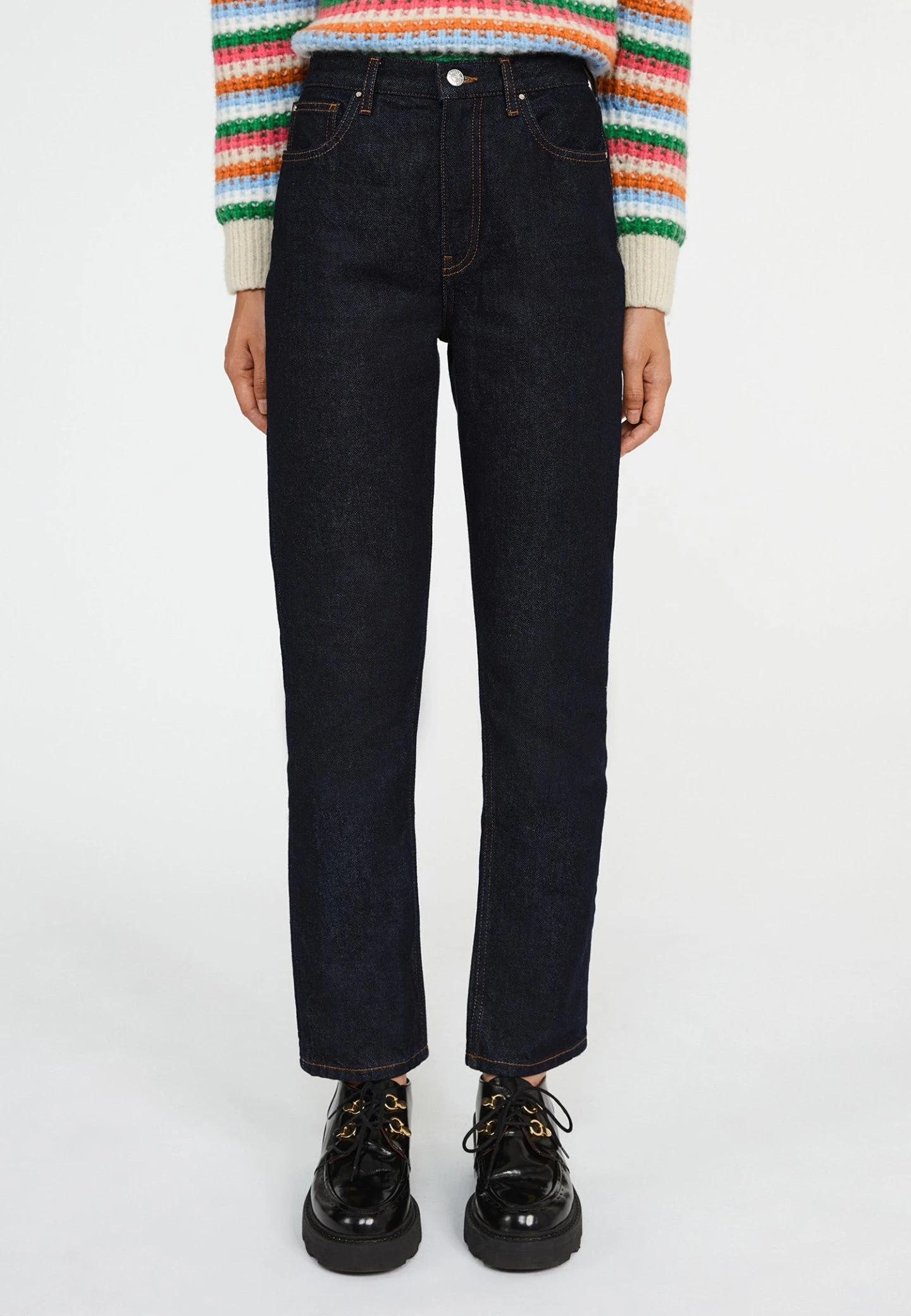 CLAUDIE PIERLOT Page - Jean Droit - Denim Brut 3 CLAUDIE PIERLOT Page - Jean Droit - Denim Brut