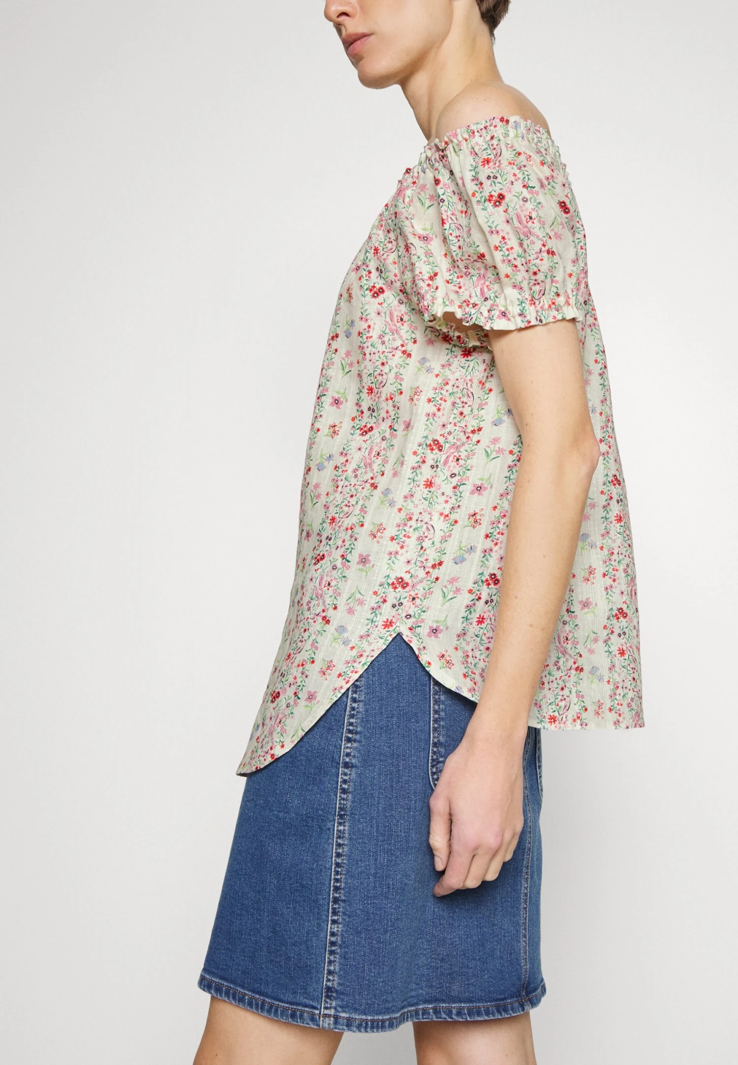 See By Chloé Blouse - Multicolor White 10 See By Chloé Blouse - Multicolor White – Image 8