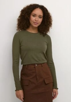 Kaffe Kadrew - T-Shirt À Manches Longues - Grape Leaf