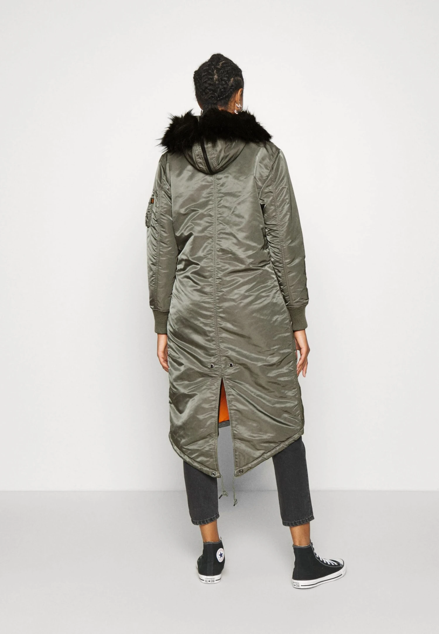 Alpha Industries Long Fishtail - Parka - Vintage Green 5 Alpha Industries Long Fishtail - Parka - Vintage Green – Image 3