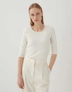 Someday Kain - T-Shirt À Manches Longues - Milk