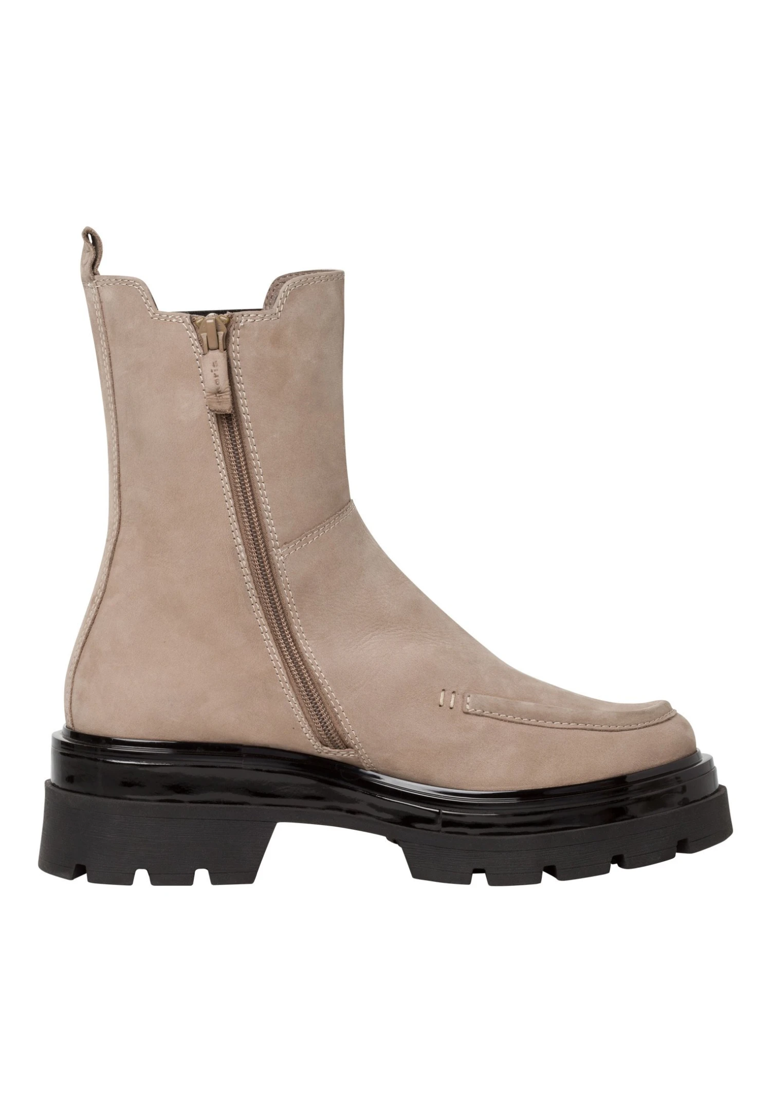 Tamaris Chelsea - Bottines À Plateau - Taupe Nubuc 9 Tamaris Chelsea - Bottines À Plateau - Taupe Nubuc – Image 7