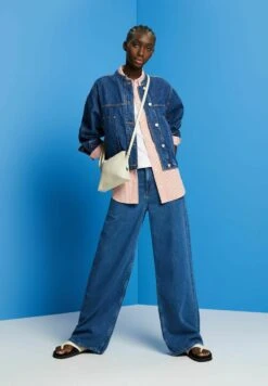 ESPRIT Veste En Jean - Blue Dark Washed 20 ESPRIT Veste En Jean - Blue Dark Washed -Next Soldes 756e81e9bed140cc81bf09fe24ed7e5e