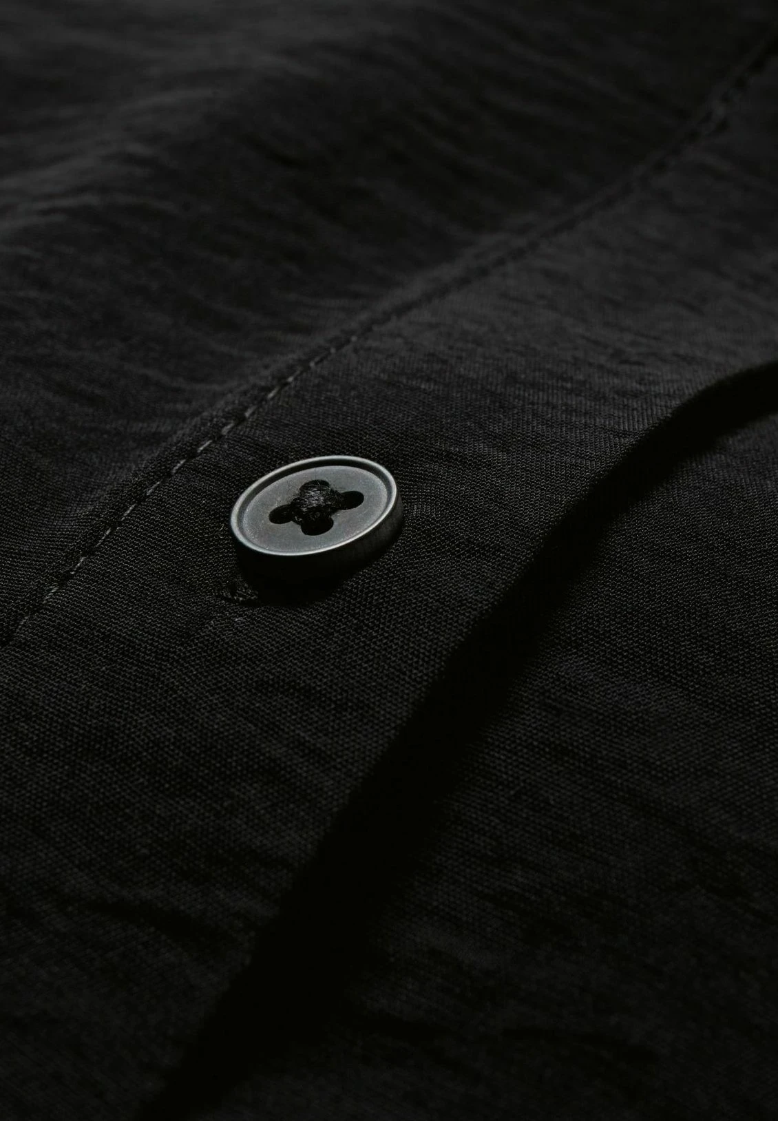 Robe Chemise - Black 7 Robe Chemise - Black â Image 5