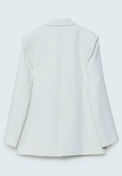 Stradivarius Mit Knopf - Manteau Court - Off White -Next Soldes 76040090266d4b7497947e5a6efc9b01