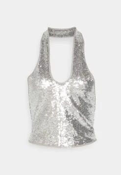 Gina Tricot Tyra Sequin - Débardeur - Silver 10 Gina Tricot Tyra Sequin - Débardeur - Silver -Next Soldes 7608c6ef8a134100861096bdbcfb6a80
