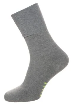 Falke Run Unisex Anatomical Plush Sole - Chaussettes De Sport - Light Grey
