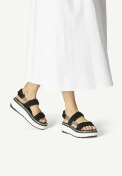 Tamaris Sandales À Plateforme - Black