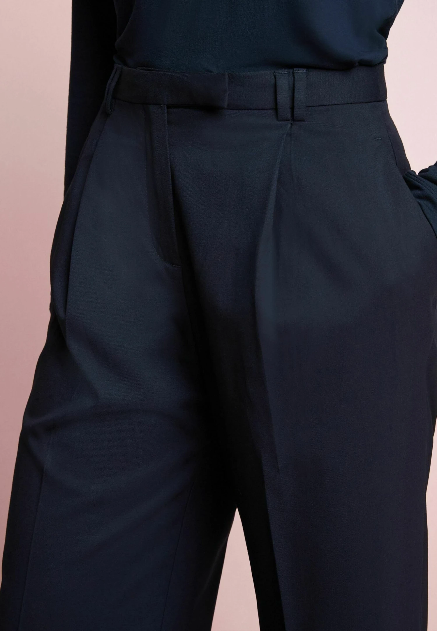 Next Tailored Wide Leg Standard - Pantalon Classique - Blue 7 Next Tailored Wide Leg Standard - Pantalon Classique - Blue – Image 5