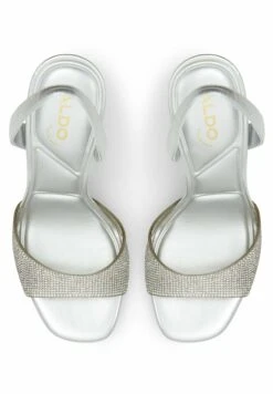 Aldo Sling Back Gienna - Sandales À Talons Hauts - Silver -Next Soldes 776dde4d53934726b2e5bb97a23c886e