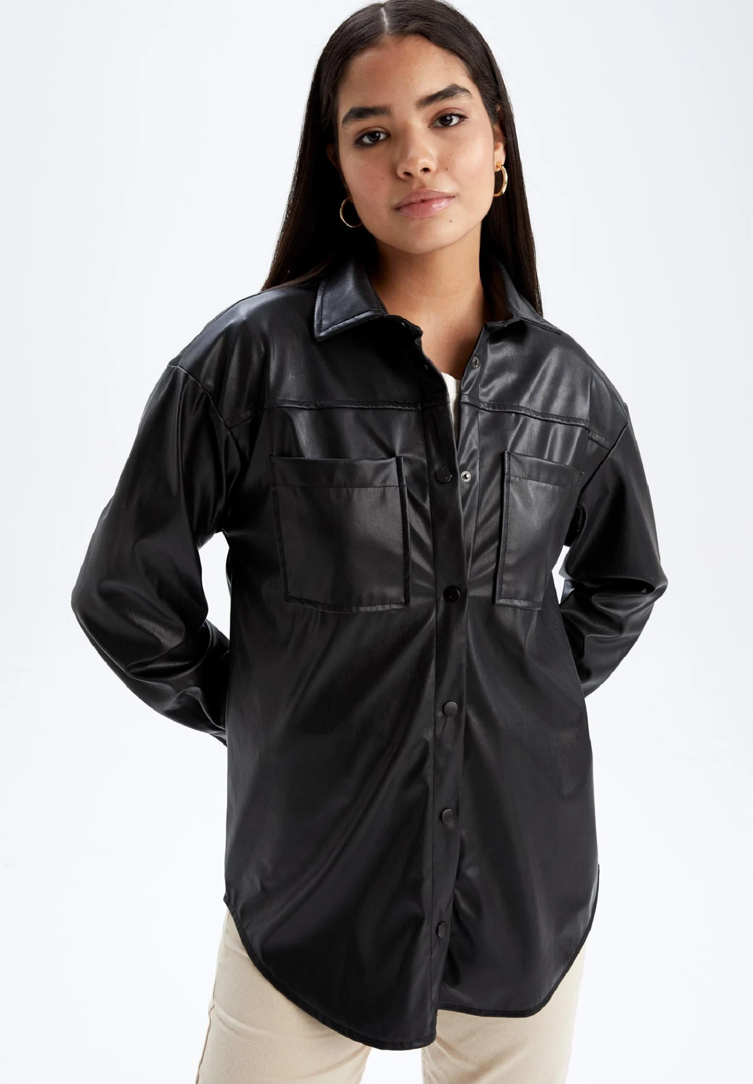 DeFacto Regular Fit - Chemisier - Black 3 DeFacto Regular Fit - Chemisier - Black