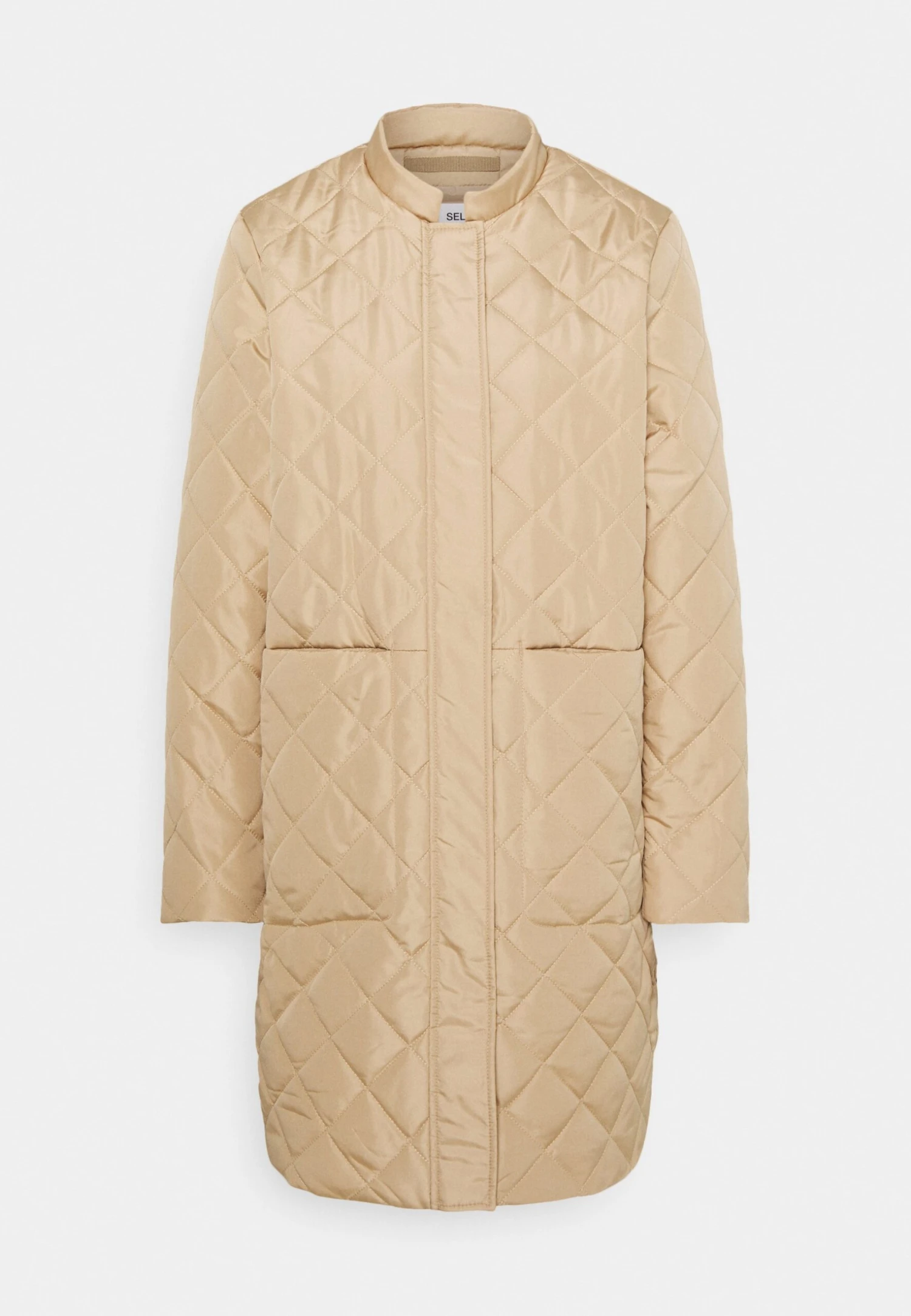 Selected Femme Slffillipa Quilted Coat - Blouson Bomber - Cornstalk 6 Selected Femme Slffillipa Quilted Coat - Blouson Bomber - Cornstalk – Image 4
