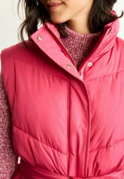 Next Belted Standard - Veste Sans Manches - Magenta Pink -Next Soldes 77d422f7997f49f28b9f8638b9e20858