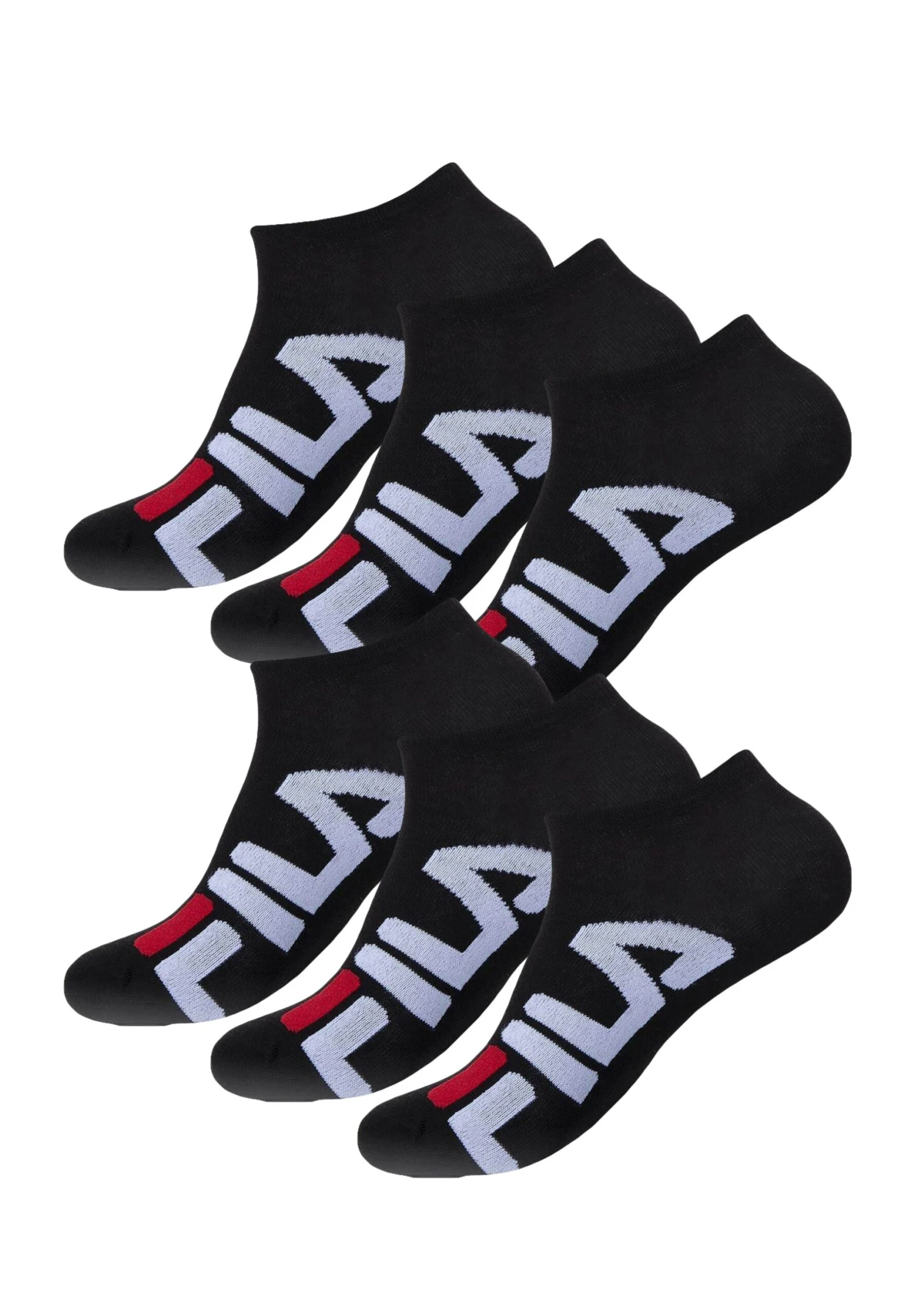 Fila 6Er Pack - Chaussettes - Black 5 Fila 6Er Pack - Chaussettes - Black – Image 3