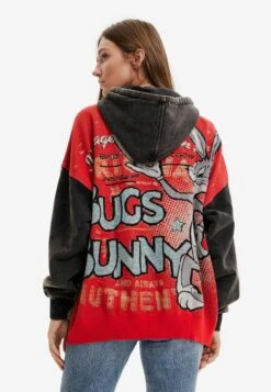 Desigual Oversize Bugs Bunny - Sweat À Capuche - Black