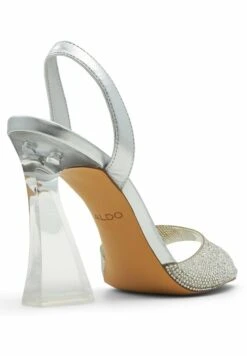 Aldo Sling Back Gienna - Sandales À Talons Hauts - Silver -Next Soldes 79815b05dc0944cb8d94ffc5cb77ff16