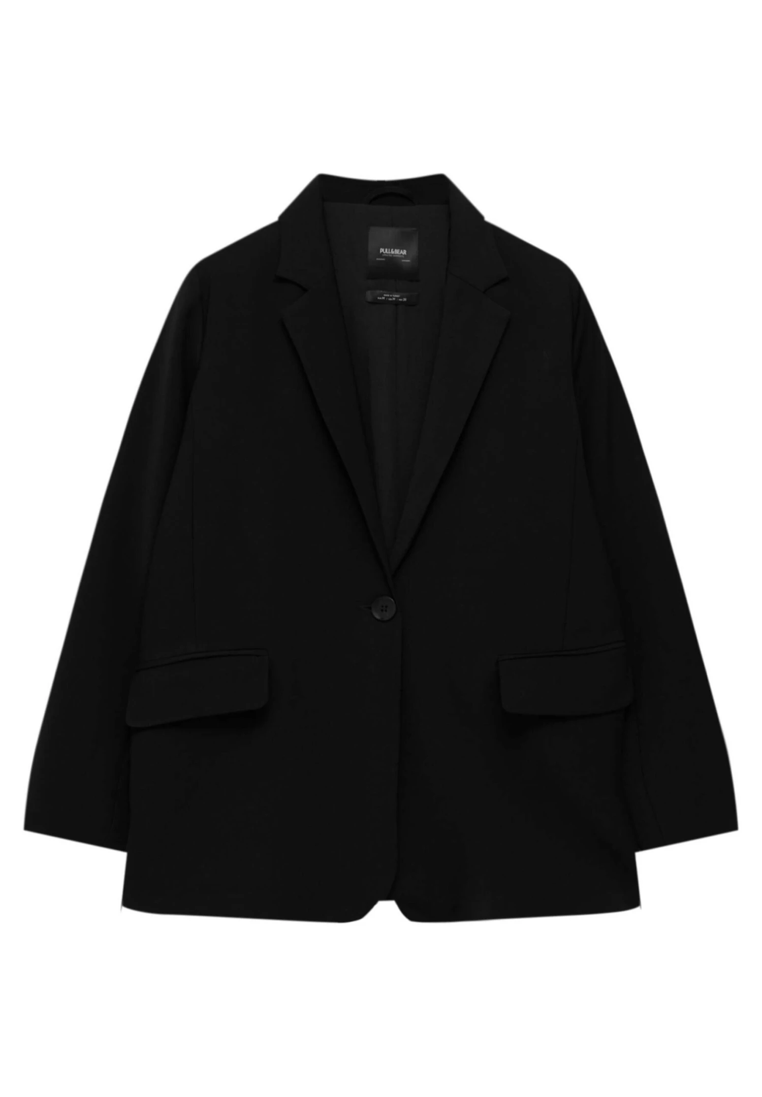 PULL & BEAR Basic Coloured - Blazer - Black 8 PULL & BEAR Basic Coloured - Blazer - Black – Image 6