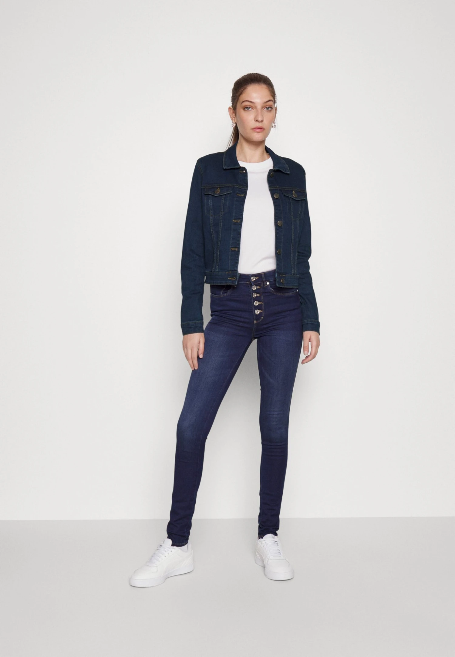 Nmdebra Jacket - Veste En Jean - Dark Blue Denim 4 Nmdebra Jacket - Veste En Jean - Dark Blue Denim – Image 2
