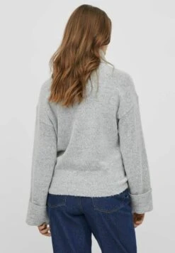 Vila Virolfie - Pullover - Light Grey Melange -Next Soldes 7aa8f0369a324c109646d0a7dee11e91