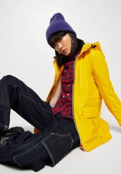 Hunter ORIGINAL Womens Rain Jacket - Parka - Yellow -Next Soldes 7ab0767937c34b4d8ea36f590b476972