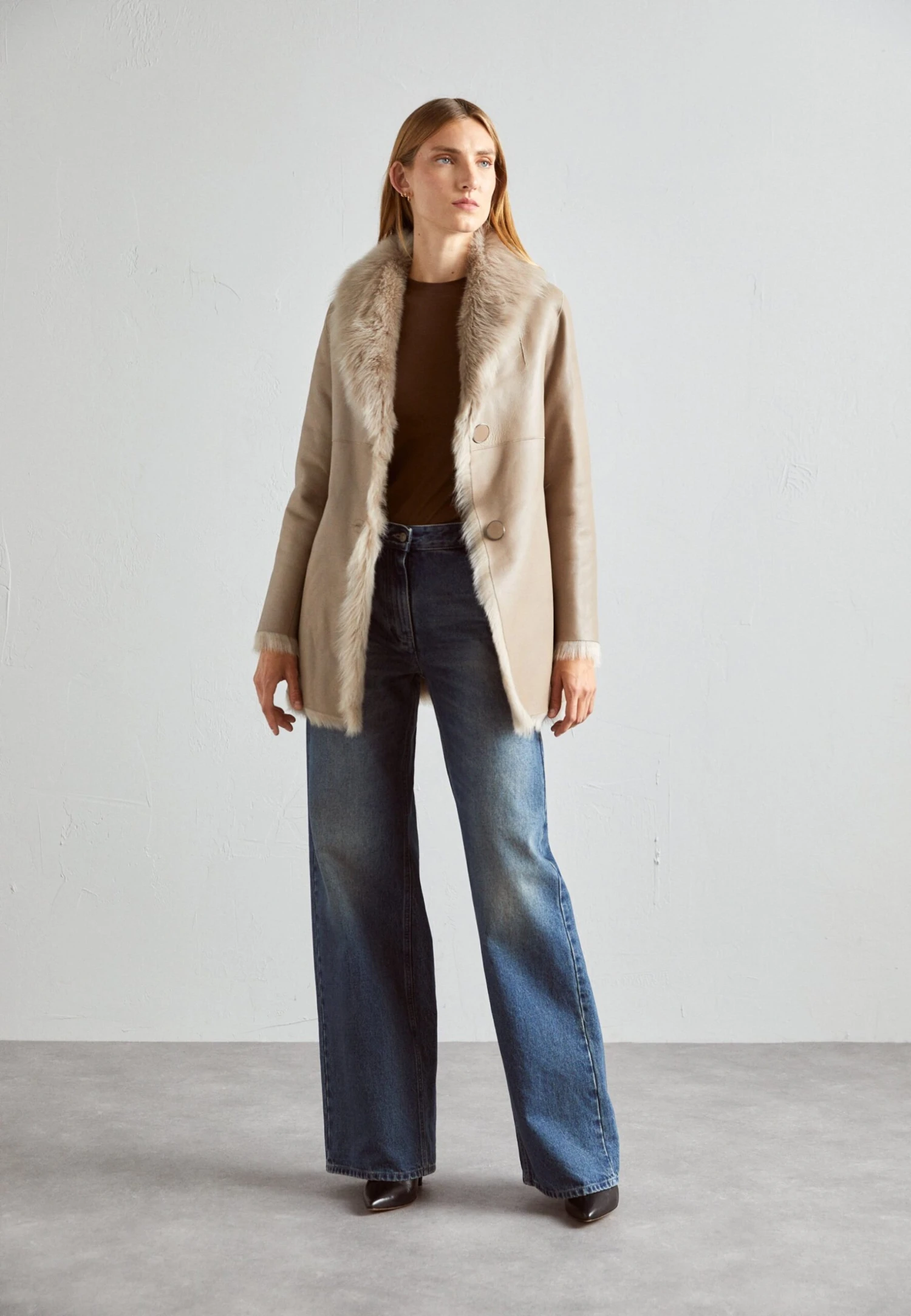 Ruby Reversable Toscana - Manteau D'Hiver - Sand 4 Ruby Reversable Toscana - Manteau D'Hiver - Sand – Image 2