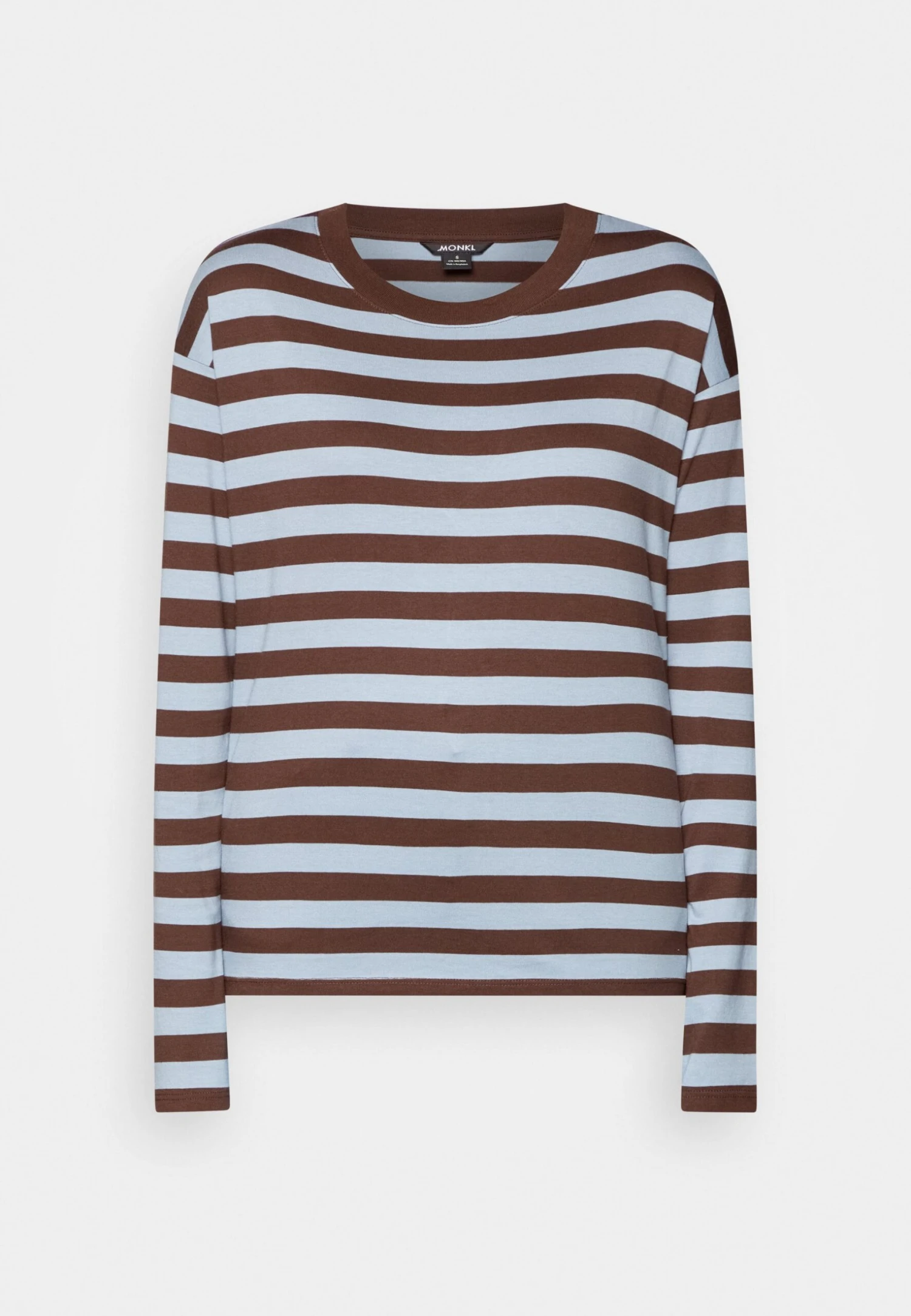Monki T-Shirt À Manches Longues - Brown/Blue 7 Monki T-Shirt À Manches Longues - Brown/Blue – Image 5