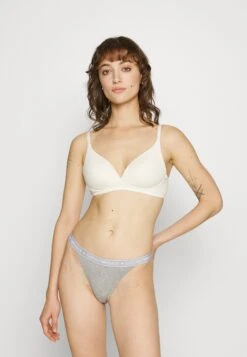 Emporio Armani Thong Iconic Logoband 2 Pack - String - Light Grey Melange