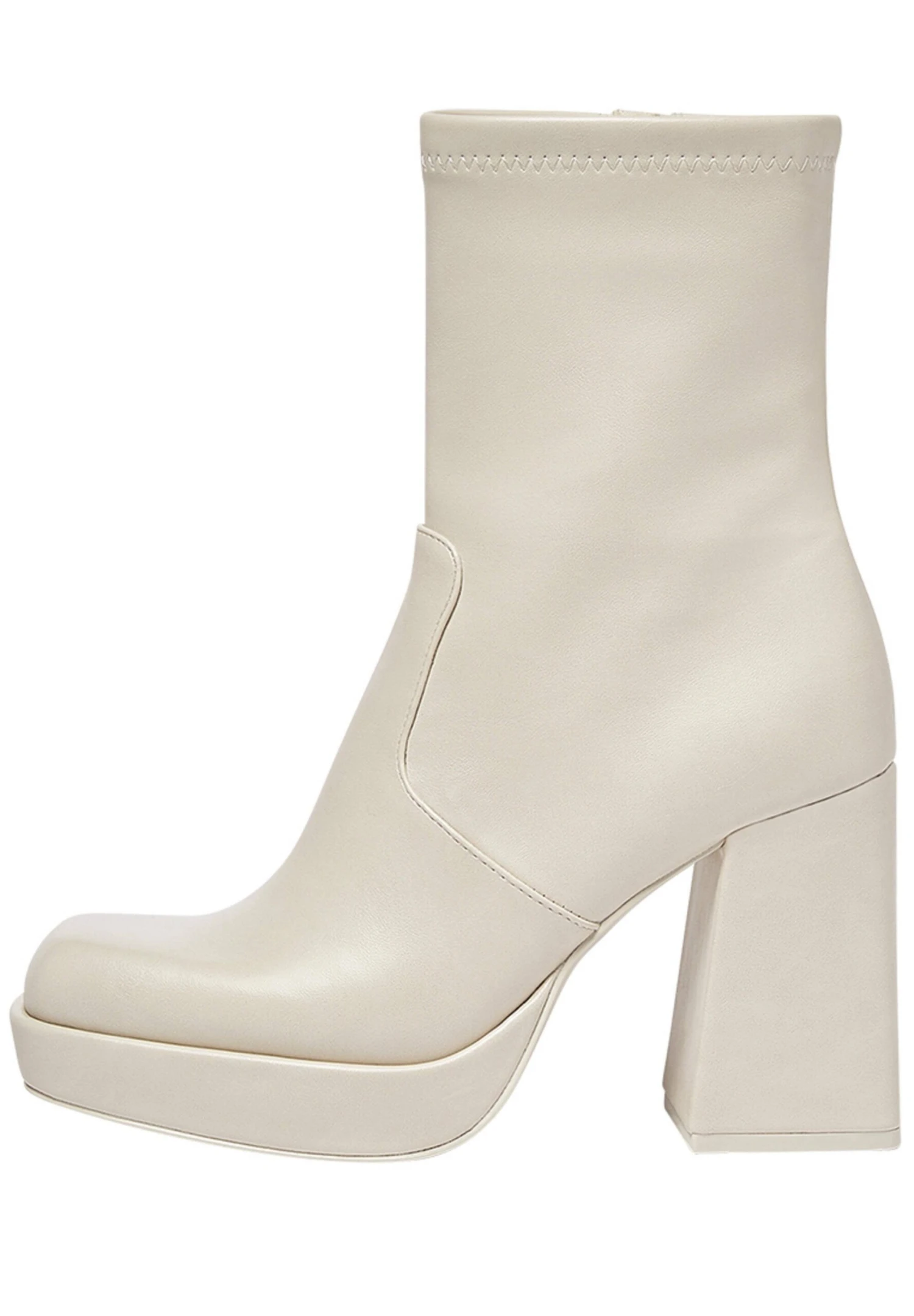 PULL & BEAR Bottines À Plateau - Nude 3 PULL & BEAR Bottines À Plateau - Nude