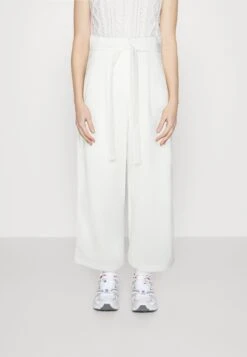 ONLY Onllizzo Belt Culotte - Pantalon Classique - White