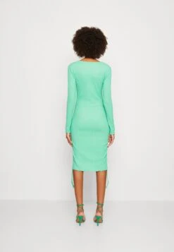 Pieces Pcbendy Ruching Dress - Robe De Jour - Irish Green -Next Soldes 7c62350641f94f90994d64beb91f3d09