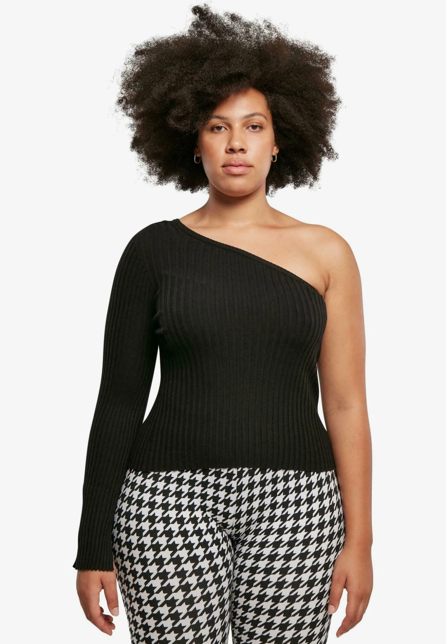 URBAN CLASSICS One Sleeve - Pullover - Black 3 URBAN CLASSICS One Sleeve - Pullover - Black