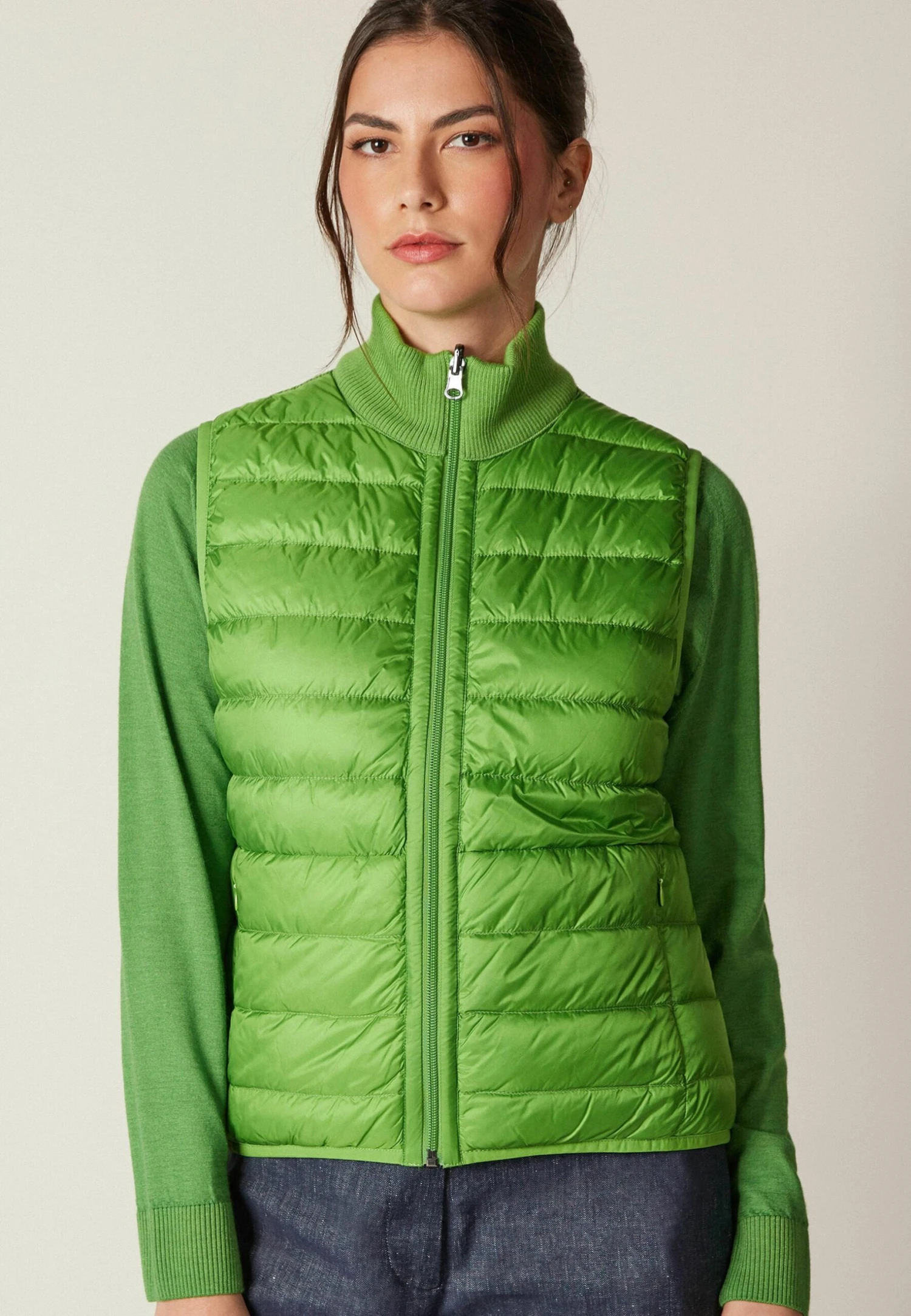Doubleface - Veste Sans Manches - Grün Leaf Green 3 Doubleface - Veste Sans Manches - Grün Leaf Green