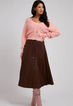 Guess Jupe Trapèze - Dunkelbraun -Next Soldes 7e8a736723a54bc4afd41f6d6b67608a