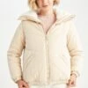 DeFacto Relax Fit - Veste D'Hiver - Ecru -Next Soldes 7f02f67889cd4be1a0734f72fa4ce20a