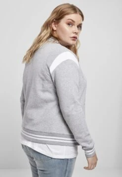 URBAN CLASSICS Sweat Zippé - Grey White -Next Soldes 7f1a102a1cd94c74b7ea0fdf48d416f3